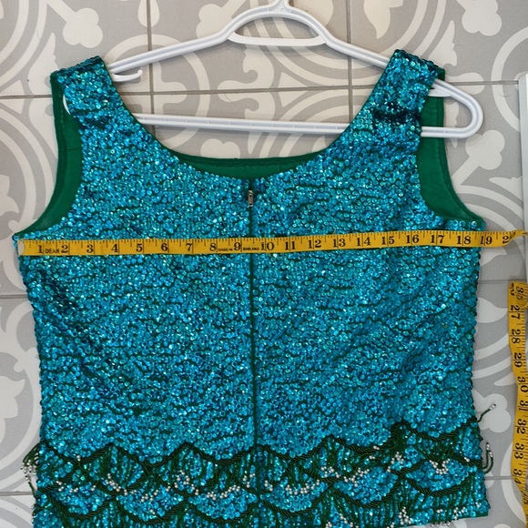 Sequin Party Vintage zipper down tank top ! - Picture 10 of 10